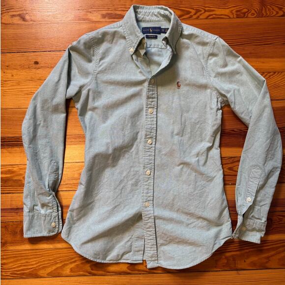 Polo Ralph Lauren Tops - Polo Ralph Lauren Custom Fot Women's Button Down Oxford